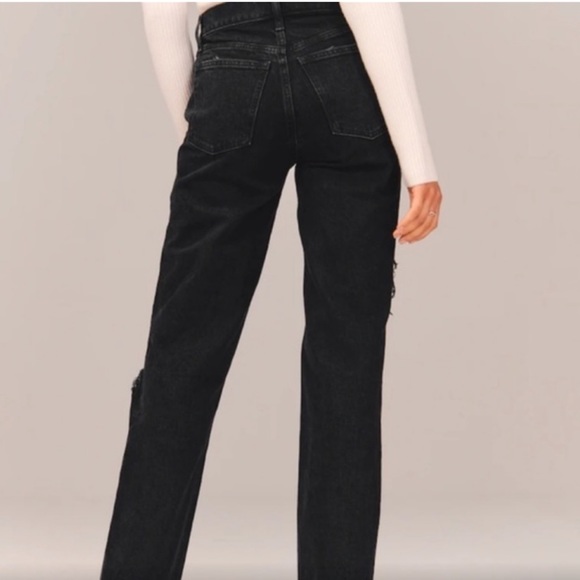 ABERCROMBIE & FITCH Low Rise 90’s Straight Jeans “25 Regular” - Picture 4 of 7